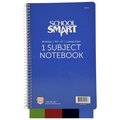 School Smart Spiral Non-Perforated 1 Subject College Ruled Notebook, 9-1/2 x 6 Inches P085260SS-5987